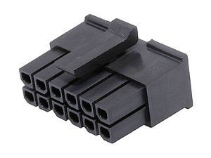 Obudowa złącza pin żeńskiego na kabel Molex MOL Power & Signal Sol. 430251208, piny: 12, 1 szt.