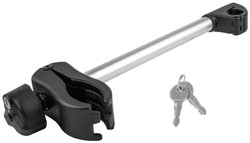 Zdejmowany uchwyt ramy, długi, zamykany, ø 2,5 cm  Ramię do bagażnika rowerowego Eufab  1 szt.