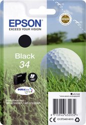 Epson atrament T3461, 34 tusz oryginalny  Czarny C13T34614010