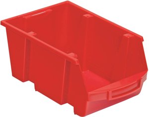 Skrzynka magazynowa VISO  SPACY4R  (S x W x G) 215 x 150 x 335 mm czerwony 1 szt.