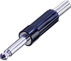 Złącze męskie jack 6,35 mm NYS203 Rean AV NYS203 złącze męskie proste Ilość styków: 2 mono srebrny, czarny 1 szt.