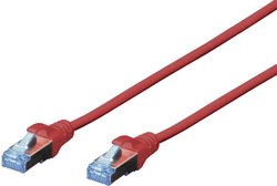 kabel LAN Digitus DK-1532-020/R, 1 szt., RJ45, CAT 5e, SF/UTP, 2.00 m, czerwony