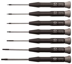 Zestaw wkrętaków dla elektroników Xonic 7 szt. Wewnętrzny sześciokąt Zestaw wkrętaków C.K  T4874X