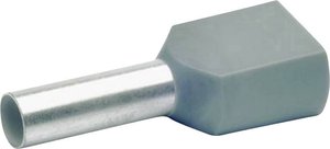 Tulejka kablowa izolowana Twin DIN Klauke 87412, zestaw 100 szt.
