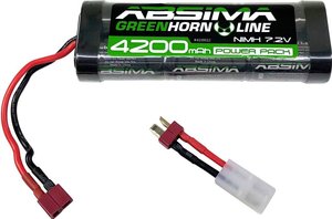 Pakiet akumulatorów (NiMH) 7.2 V 4200 mAh  Absima Hardcase Gniazdo T, Gniazdo Tamiya