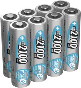 Akumulator AA/R06 Ansmann maxE HR06 1322-0001-510, NiMH, 2100 mAh, 1.2 V, 8 szt.