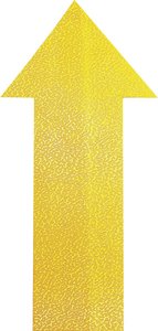 Durable 170504 Oznaczenie Miejsca Nastawcza Kształt -Strzałka- signal yellow 10 szt. (D x S x W) 200 x 100 x 0.7 mm