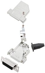 Zestaw listew żeńskich D-Sub encitech DTSL15-SJSRG-S-HDS26-K 6355-0092-12, rzędy: 3, styki: 26, 45 °, 1 szt.