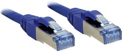 Kabel LAN LINDY 47156, 1 szt., RJ45, CAT 6a, S/FTP, 30.00 m, niebieski