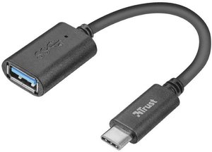 adapter USB-C Trust 20967, [1x złącze męskie USB-C - 1x złącze żeńskie USB-B 3.2 Gen 1 (USB 3.0)]