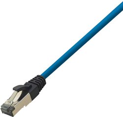 Kabel LAN LogiLink CQ8026S, 1 szt., RJ45, CAT 8.1, S/FTP, 0.50 m, niebieski