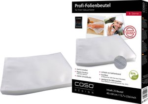 Profesjonalne worki foliowe do zgrzewarek do folii Zestaw do pakowania próżniowego CASO 1218