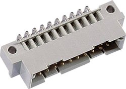Listwa o stykach nożowych Kształt B/3 DIN 41612 typ B/3 20M od 3 mm 90° ept, 1 szt.ć: 1