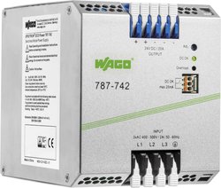 Zasilacz na szynę DIN WAGO 787-742, 24 V, 20 A, 480 W
