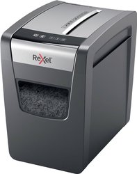 Rexel Momentum X312 Slim Niszczarka 12 ark. Cięcie na drobne elem. 5 x 42 mm P-3 23 l Niszczy także zszywki, spinacze do papieru