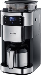 Ekspres do kawy Severin 4814 Filterkaffeemaschine mit Mahlwerk und Edelstahl-Thermokanne, 1000 W