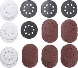 Zestaw tarcz szlifierskich QUICK-STICK, uniwersalny, 30 sztuk, Ø 125 mm Tarcza szlifierska kwb 491985 30 szt.