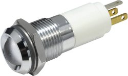 Lampka sygnalizacyjna LED, wielokolorowa CML 19240254 19240254, 90 mcd, 60 mcd, 150 mcd, 12 V/DC, 14 mm