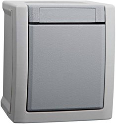 Przycisk VIKO Pacific 90591003-DE, szary 1 szt.