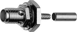 Złącze SMA Telegärtner J01151A0009 J01151A0009 złącze żeńskie do wbudowania 50 Ω 1 szt.