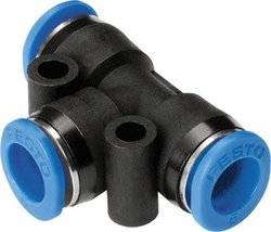 Złączka T FESTO QSMT-2    Średnica rury: 2 mm   1 szt.