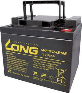 Akumulator ołowiowy Long WP50-12NE WP50-12NE, AGM, 12 V, 50 Ah