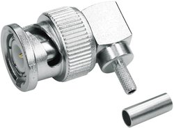 Złącze BNC Telegärtner J01002A0029 J01002A0029 złącze męskie kątowe 75 Ω 1 szt.
