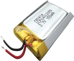Akumulator specjalny Renata 100695, LiPo, 165 mAh, 3.7 V, 1 szt.