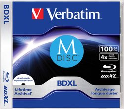 Verbatim M-Disc BR-D XL 100 GB 4x pojedynczy M-Disc Blu-ray Verbatim 43833 1 szt.