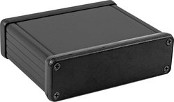 Obudowa uniwersalna Hammond Electronics 1455L801BK, (D x S x W) 80 x 103 x 31 mm, aluminium, 1 szt.