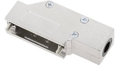 Obudowa złącza D-SUB encitech DCMR15-FK-K 6560-0501-02, metal, 90 °, 1 szt.