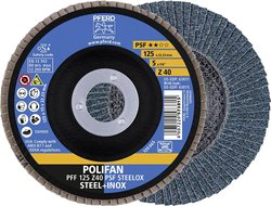 Tarcza lamelkowa PFERD Z Psf Steelox 67664125 Średnica 125 mm 10 szt.