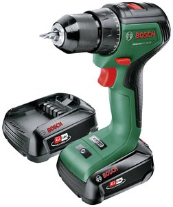 Wiertarka akumulatorowa, Wkrętarka akumulatorowa Bosch Home and Garden UniversalDrill 18V-60 06039D7002 18 V 2.0 Ah zaw. 2 akumulatory, zaw. ładowarkę
