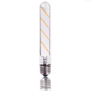 E27, Typ-T30, Żarówka LED, 4W, Filament Amber , 18,5cm dł.
