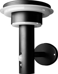 Lampa ścienna solarna z czujnikiem ruchu LEDVANCE ENDURA STYLE SOL WALL2CIRCLE6WBK LEDV 4058075392724 6 W  IP44