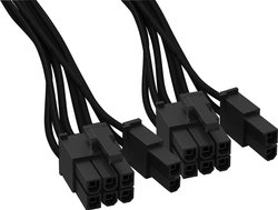 Kabel BeQuiet BC071 [2x złącze męskie ATX 8-pin (6+2) - 1x złącze męskie 12 pin] 0.60 m