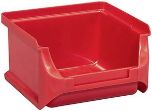 Skrzynka magazynowa Allit  456201  (S x W x G) 100 x 60 x 100 mm czerwony 1 szt.