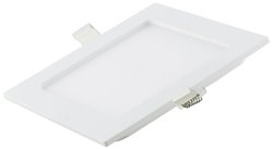 Oprawa wpuszczana LED LE MANS kwadratowa biała 24W 220x220x32 mm 3000/4000/6000K IP44 ściemnialna Oświetlenie wewnętrzne LED Heitronic Le Mans 501384 24 W