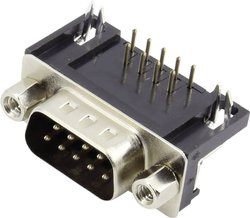 Listwa męska D-Sub TRU COMPONENTS TC-6648092, rzędy: 2, styki: 15, 90 °, 1 szt.