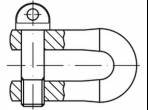 Szekla Toolcraft, DIN 82101, stal ocynkowana, obciążenie: +0,1 t, 10 szt.
