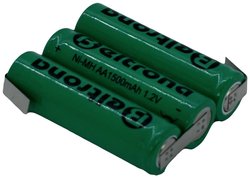 Pakiet akumulatorów AA, NiMH Beltrona 3AA1500, Ilość ogniw: 3, 3.6 V, 1500 mAh, Z-końcówka do lutowania