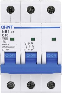 Wyłącznik automatyczny Chint NB1L 179705, 3 styki, 32 A