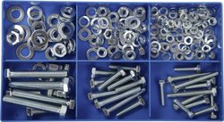 Wkręt z łbem walcowym, DIN 933, zestaw, 150 szt.