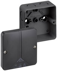 Puszka instalacyjna Spelsberg Abox-i m 025-L/sw, IP65, (D x S x W) 82 x 82 x 52 mm, czarny, 1 szt.