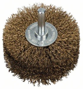 Szczotka tarczowa, mosiądzowany 80 mm, 0,2 mm, 35 mm, 4500 U/ min Bosch Accessories N/A N/A Ø trzonka 6 mm 2608622130 1 szt.