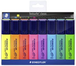 Textsurfer® classic 364 zakreślacz z 8 sztukami, różne Staedtler Marker do tekstu  364 WP8   8 szt.