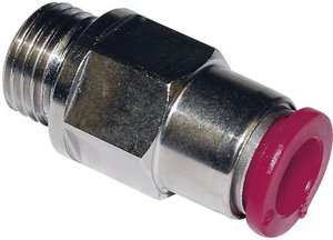 Przyłączka prosta z blokadą wypływu Norgren PNEUFIT C, G-ABSP-VB, 10-G1/4, C02241028