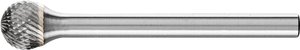 Frez z węglika wolframu, kulisty 6x18 mm, trzpień ø 6 mm, 3 zęby PLUS do uniwersalnych zastosowań Frez PFERD KUD 0605/3 MICRO 21213073, 6 mm x 35 mm , 1 szt.