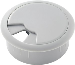 Przepust kablowy TRU COMPONENTS 522829 522829-GY, (Ø x W) 68 mm x 27 mm, ABS, 1 szt.