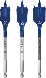 Zestaw wierteł frezujących do drewna Bosch Accessories 2608900331 20 mm, 22 mm, 25 mm Długość całkowita 152 mm Sześciokątny uchwyt 3 szt.
